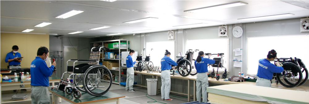 洗浄・消毒した福祉用具を迅速にお届け